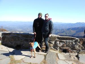 On top of Wayah Bald